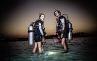 Nachttauchen - Night Diving